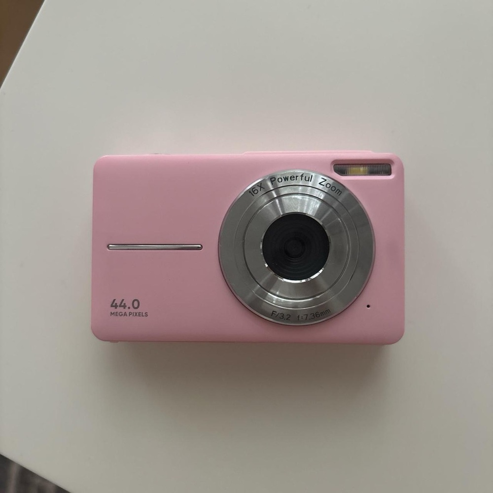 Pink Digital Camera with 16x Zoom